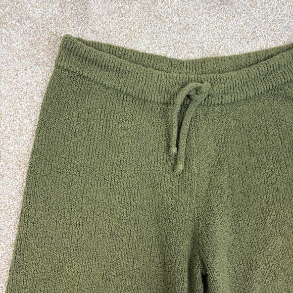 ASOS Design Textured Knit Shorts Olive Green Mens Size S Streetwear Urban Casual - Picture 3 of 9